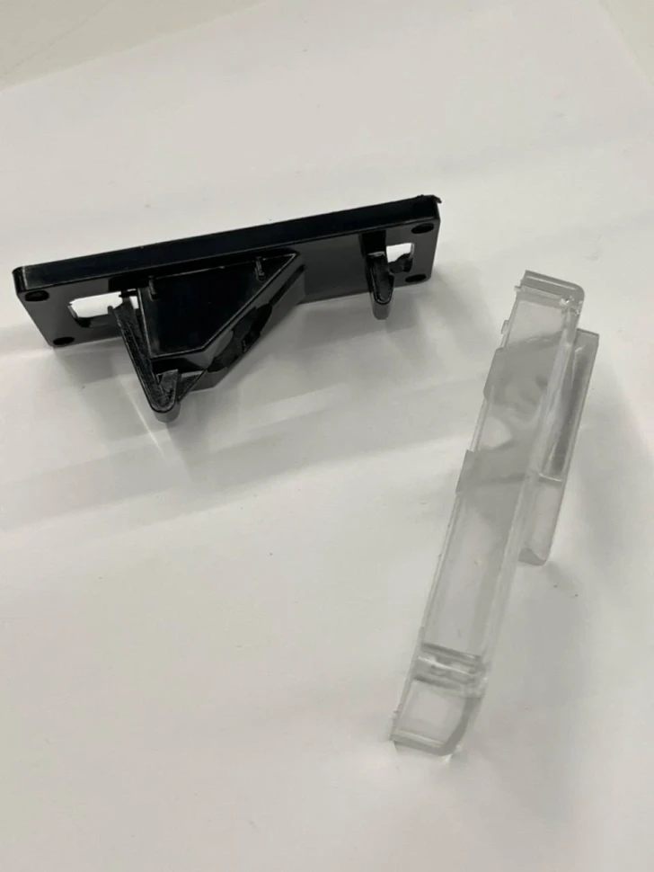 Адаптер под заднюю камеру в подсветку номера Toyota Prado 120, Land Cruiser 2002+(запаска под полом)