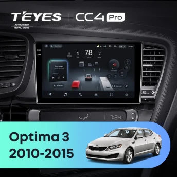 Штатная магнитола Teyes CC4 Pro 8/128 Kia Optima 3 TF (2010-2015) F2