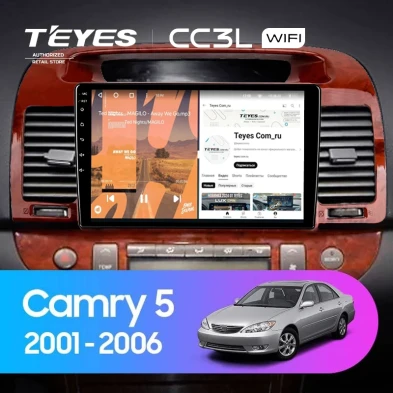 Штатная магнитола Teyes CC3L WiFi 2/32 Toyota Camry 5 XV 30 (2001-2006) Тип-B