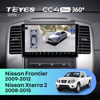 Штатная магнитола Teyes CC4 Pro 360 12/256 Nissan Xterra 2 N50 (2008-2015)