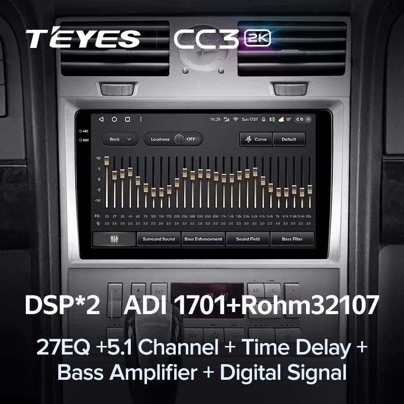 Штатная магнитола Teyes CC3 2K 6/128 Lincoln Navigator (2002-2006)
