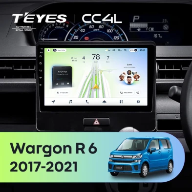 Штатная магнитола Teyes CC4L 6/64 Suzuki Wagon R VI (2017-2021)
