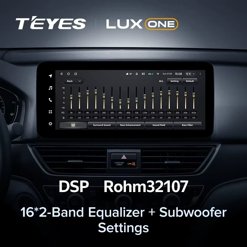 Штатная магнитола Teyes LUX ONE 6/128 Honda Accord 10 CV (2017-2023) Тип-A