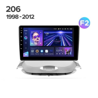 Штатная магнитола Teyes CC3L 4/32 Peugeot 206 T13 T16 T12 (1998-2012) F2