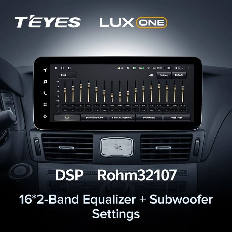 Штатная магнитола Teyes LUX ONE 360 6/128 Infiniti Q70 1 M25 M37 M56 4 (2009-2024) Тип-A