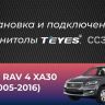 Штатная магнитола Teyes CC3 2K 6/128 Toyota RAV4 3 XA30 (2005-2016) F1 9"