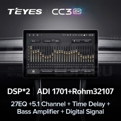 Штатная магнитола Teyes CC3 2K 4/64 Chrysler Town &amp; Country 4 RS (2000-2007) Тип-A (11")