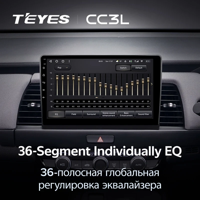 Штатная магнитола Teyes CC3L 4/32 Honda Jazz 4 (2020-2024) Тип-B Правый руль
