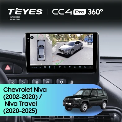 Штатная магнитола Teyes CC4 Pro 360 8/128 Chevrolet Niva (2002-2020)