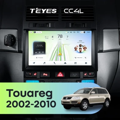 Штатная магнитола Teyes CC4L 6/64 Volkswagen Touareg GP (2002-2010) F1