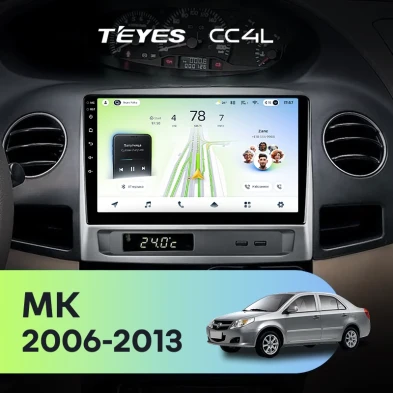Штатная магнитола Teyes CC4L 6/64 Geely MK 1 (2006-2013)