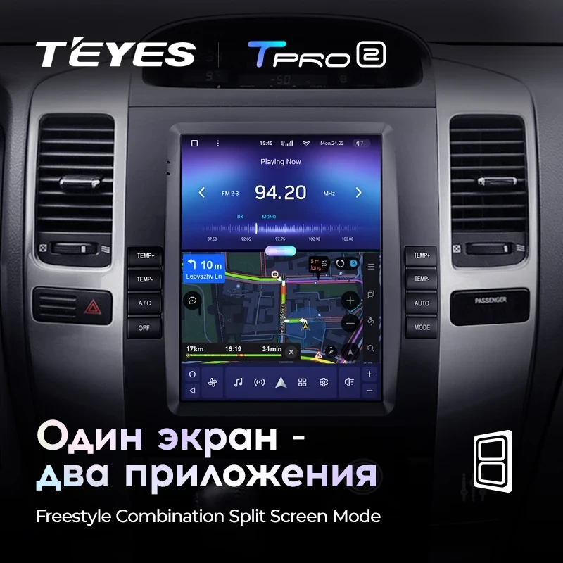 Штатная магнитола Tesla style Teyes TPRO 2 3/32 Lexus GX470 (2002-2009) Тип-B