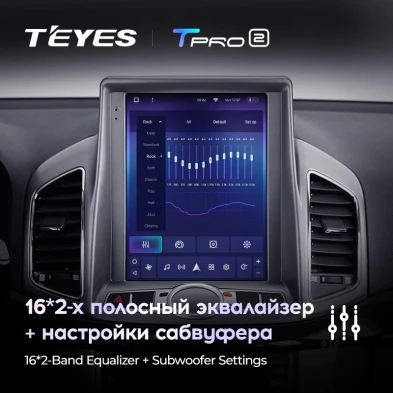 Штатная магнитола Tesla style Teyes TPRO 2 3/32 Chevrolet Captiva (2011-2016)