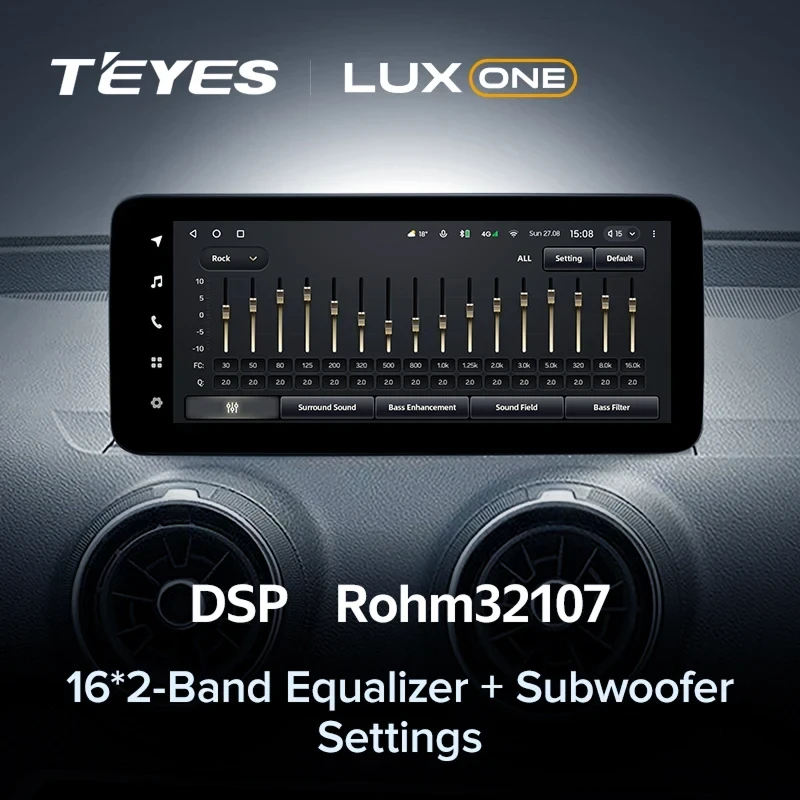 Штатная магнитола Teyes LUX ONE 4/64 Audi Q2 Q2L GA (2016-2024)