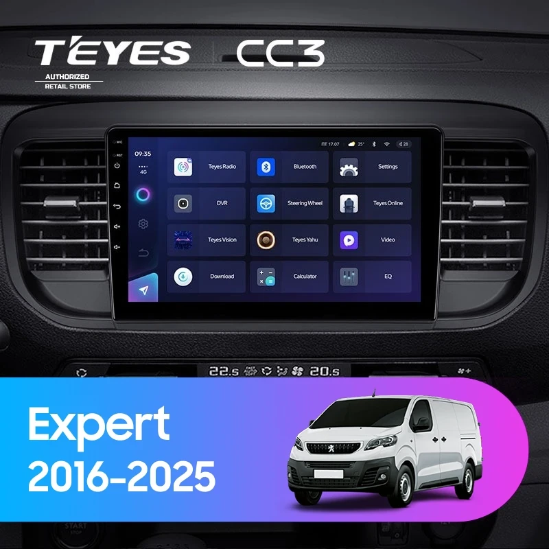 Штатная магнитола Teyes CC3 4/32 Peugeot Expert (2016-2026)