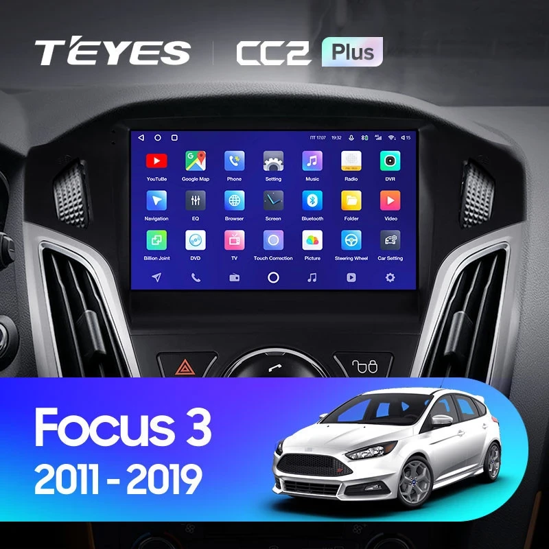 Штатная магнитола Teyes CC2 Plus 4/64 Ford Focus 3 (2011-2019)