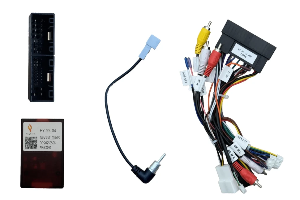 Комплект проводов для установки WM-MT в Hyundai, Kia 2010+ (основной, антенна, CAN, CAM 16 pin, AMP)