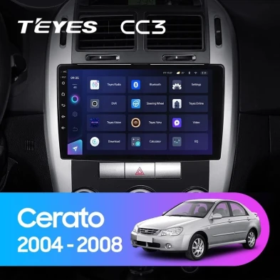 Штатная магнитола Teyes CC3 4/32 Kia Cerato (2004-2008) F2