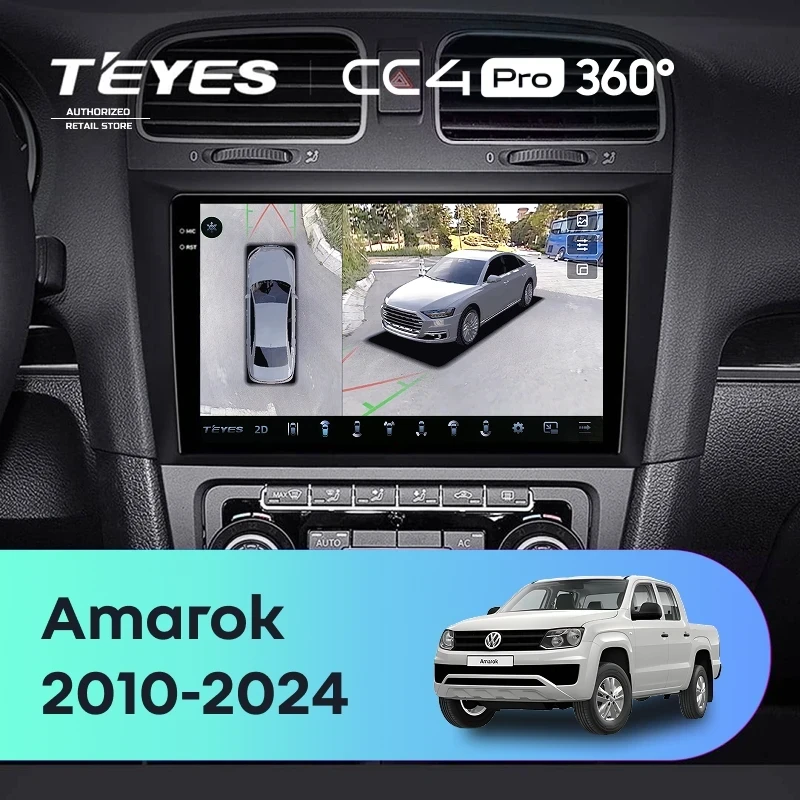 Штатная магнитола Teyes CC4 Pro 360 12/256 Volkswagen Amarok (2010-2024)