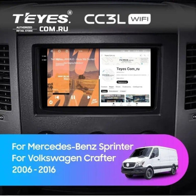 Штатная магнитола Teyes CC3L WiFi 2/32 Volkswagen Crafter (2006-2016) F2