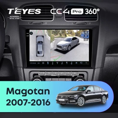 Штатная магнитола Teyes CC4 Pro 360 8/128 Volkswagen Magotan (2007-2016)
