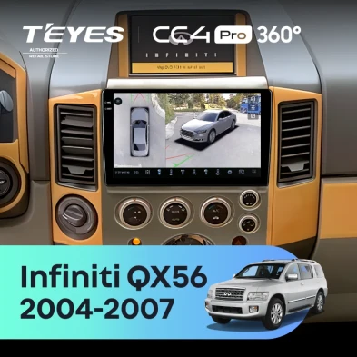 Штатная магнитола Teyes CC4 Pro 360 8/128 Infiniti QX56 (2004-2007)