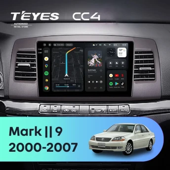 Штатная магнитола Teyes CC4 6/64 Toyota Mark II 9 X110 (2000-2007) F2