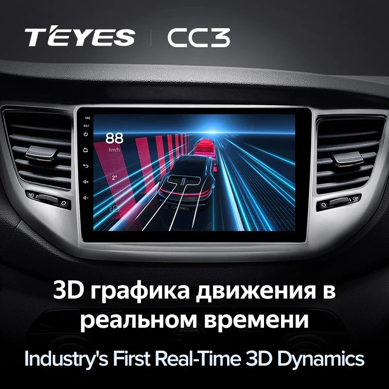 Штатная магнитола Teyes CC3 4/32 Hyundai Tucson 3 (2015-2018) Тип-B