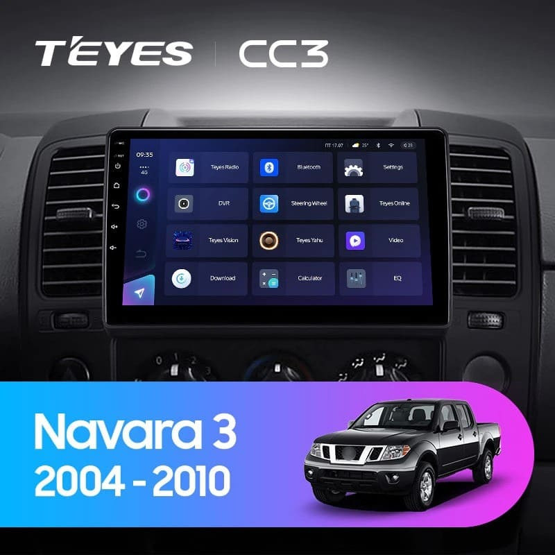 Штатная магнитола Teyes CC3 4/32 Nissan Navara D40 (2004-2010) F1