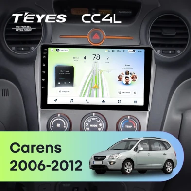 Штатная магнитола Teyes CC4L 6/64 Kia Carens UN (2006-2012) F1