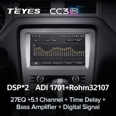 Штатная магнитола Teyes CC3 2K 4/32 Ford Mustang 5 S-197 (2009-2014) F2