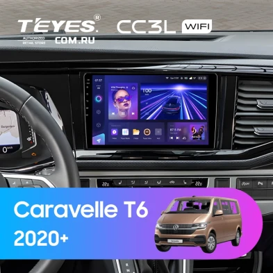 Штатная магнитола Teyes CC3L WiFi 2/32 Volkswagen Caravelle T6 2020+