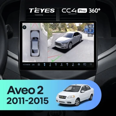 Штатная магнитола Teyes CC4 Pro 360 8/128 Chevrolet Aveo 2 (2011-2015) (13")