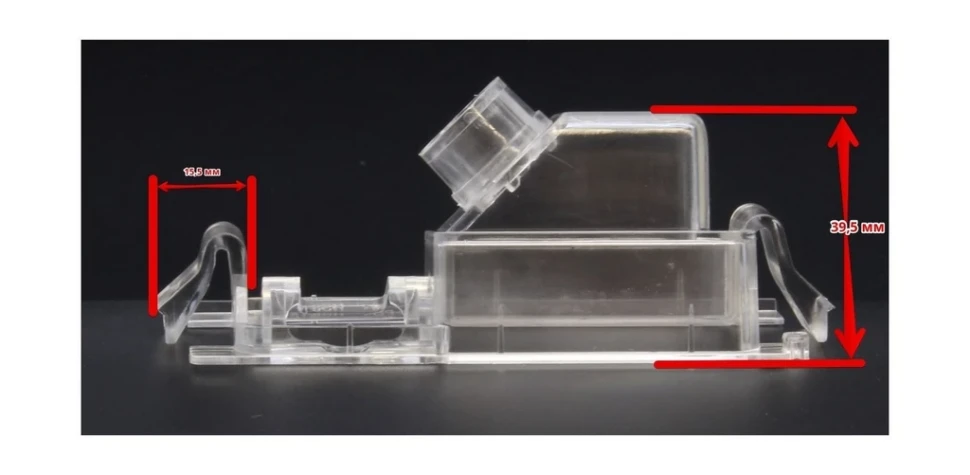 Адаптер под заднюю камеру в подсветку номера Hyundai Solaris 2012 + хэтч, Kia Rio хэтч.