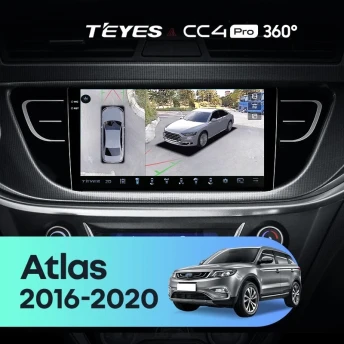 Штатная магнитола Teyes CC4 Pro 360 8/128 Geely Atlas NL-3 (2016-2020)