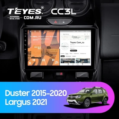 Штатная магнитола Teyes CC3L 4/32 Renault Duster (2015-2020) F2