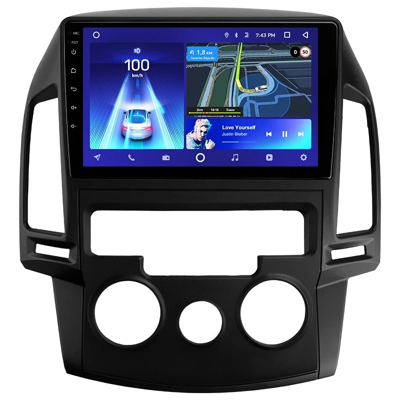 Переходная рамка Hyundai i30 1 FD (2007-2012) F1 (9")