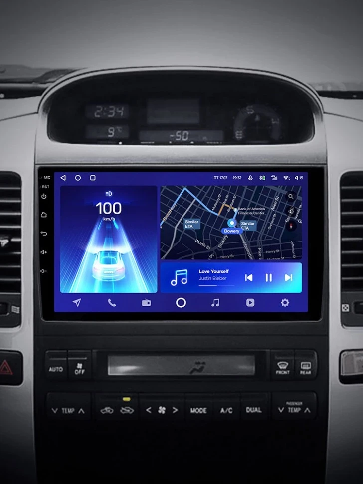 Штатная магнитола Teyes CC2 Plus 4/32 Toyota Land Cruiser Prado J120 (2002-2009) F1 Тип-B