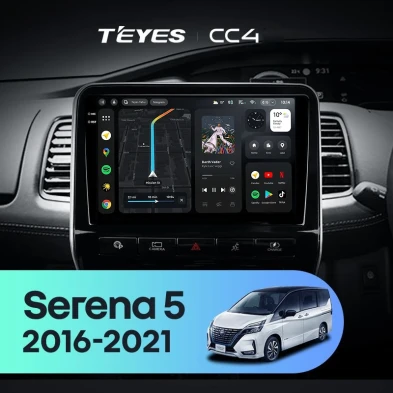 Штатная магнитола Teyes CC4 6/64 Nissan Serena 5 V C27 (2016-2021) F1 правый руль