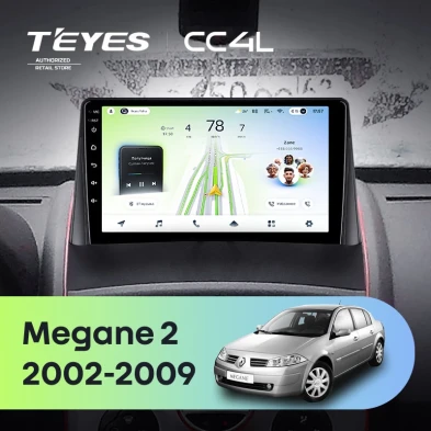 Штатная магнитола Teyes CC4L 6/64 Renault Megane 2 (2002-2009)