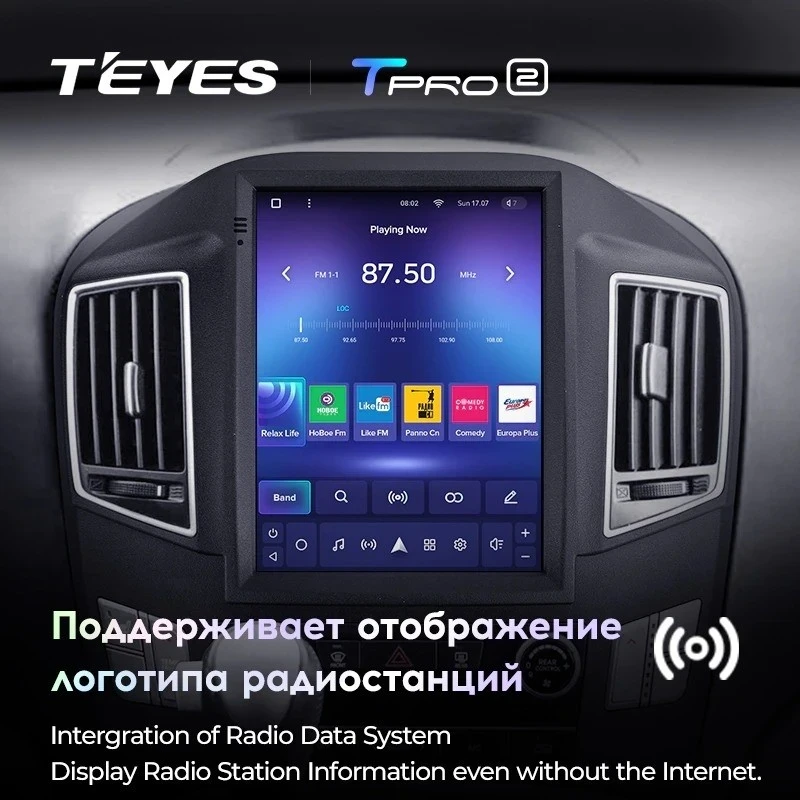 Штатная магнитола Tesla style Teyes TPRO 2 3/32 Hyundai H1 TQ (2015-2021)
