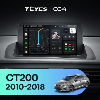 Штатная магнитола Teyes CC4 8/128 Lexus CT CT200 CT200h (2010-2018)