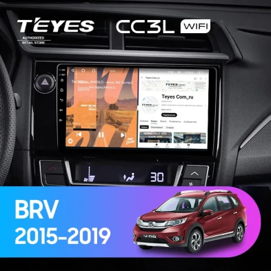 Штатная магнитола Teyes CC3L WiFi 2/32 Honda BRV (2015-2019)