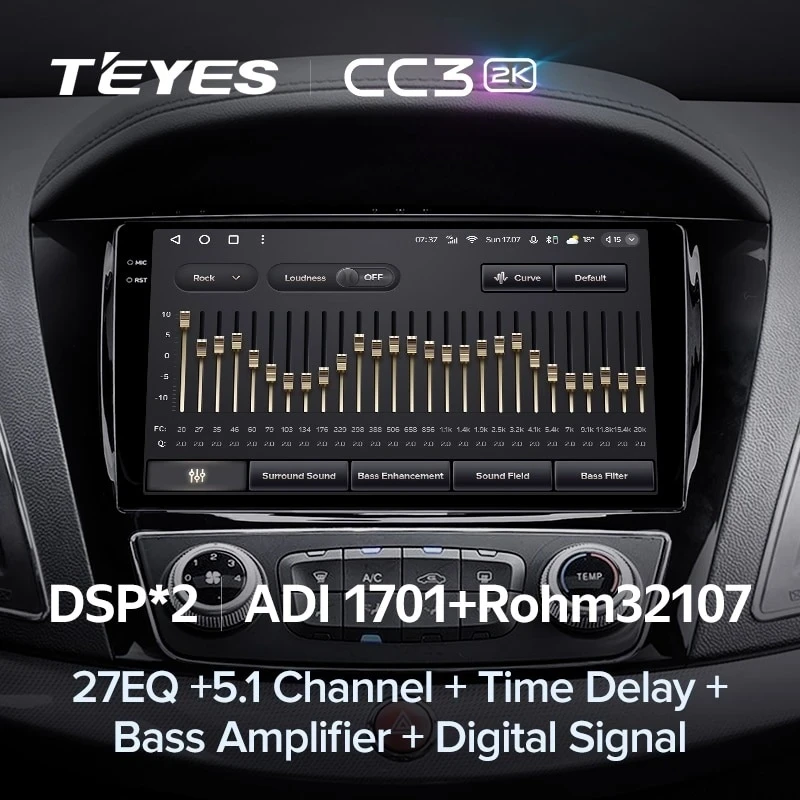 Штатная магнитола Teyes CC3 2K 6/128 JAC Refine S5 (2013-2019)