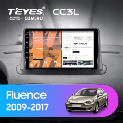 Штатная магнитола Teyes CC3L 4/64 Renault Fluence (2009-2017)