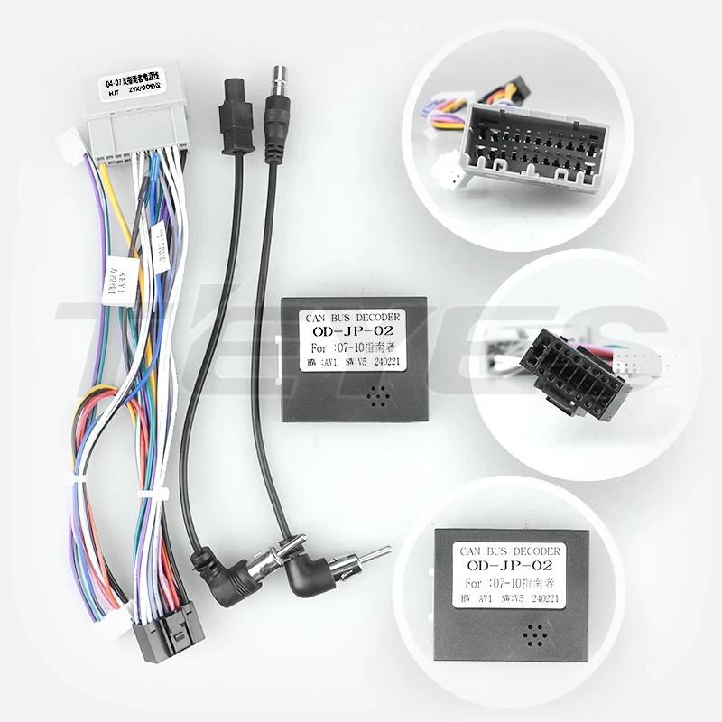 Переходная рамка Jeep Liberty 2 KK (2007-2012) / Cherokee 4 KK (2007-2014) (10")