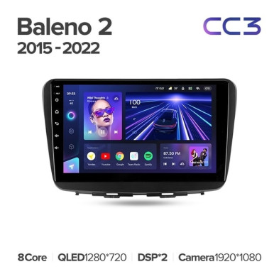 Штатная магнитола Teyes CC3L 4/32 Suzuki Baleno 2 (2015-2022)