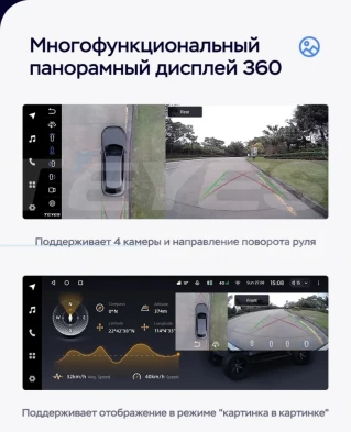 Штатная магнитола Teyes LUX ONE 360 6/128 Toyota Land Cruiser Prado 150 (2018-2020)