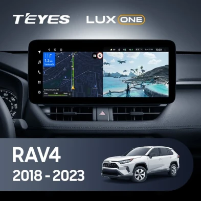 Штатная магнитола Teyes LUX ONE 360 6/128 Toyota RAV4 5 XA50 (2018-2026)