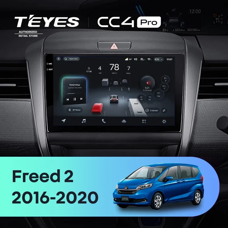Штатная магнитола Teyes CC4 Pro 8/128 Honda Freed 2 (2016-2020)